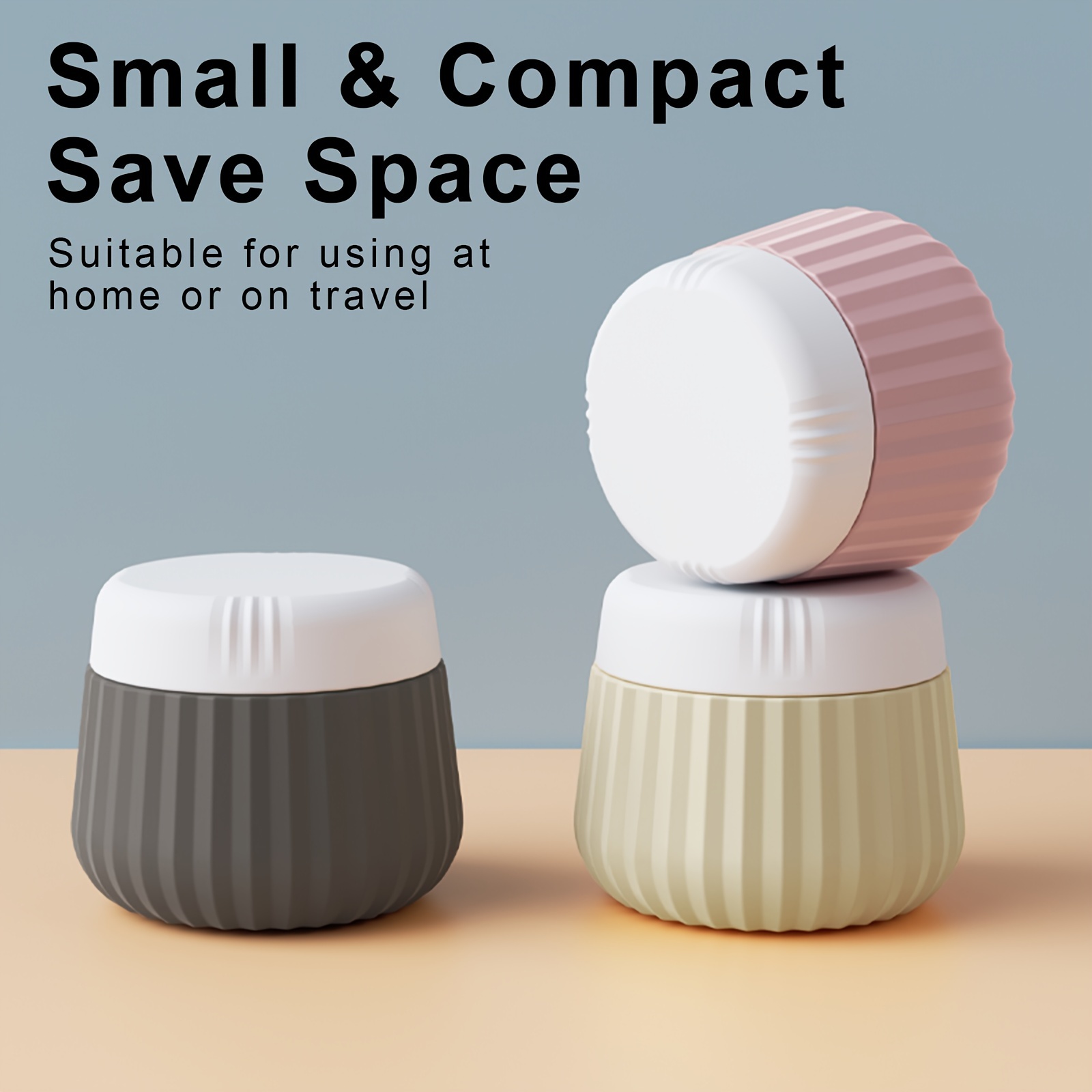 Travel Accessories Kit Bag - Travel Toiletries Containers, Silicone Cream Jars,