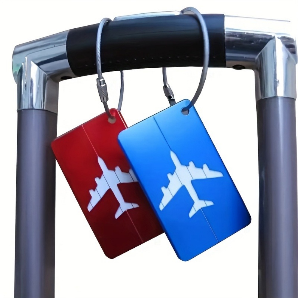 Travel Accessories Holder - Premium Aluminum Travel Luggage Tag Durable