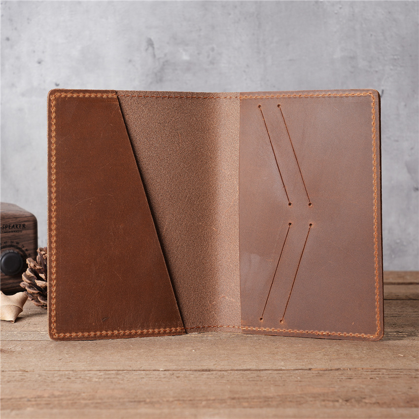 Travel Accessories Overseas - 1119 Men's Leather Passport Bag, Travel