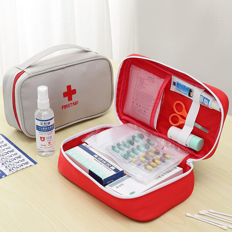 Travel Accessories Kit Bag - Travel Essentials Medicine Bag First Aid
