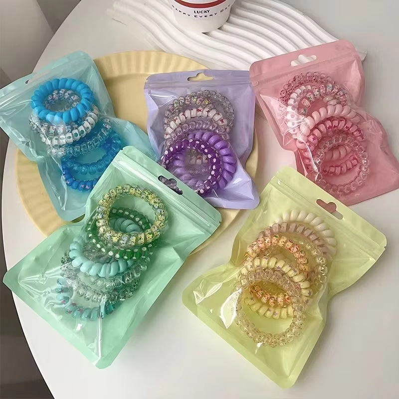 Travel Accessories Gifts For Women - Set Women Fashion Telephone Wire Elastic