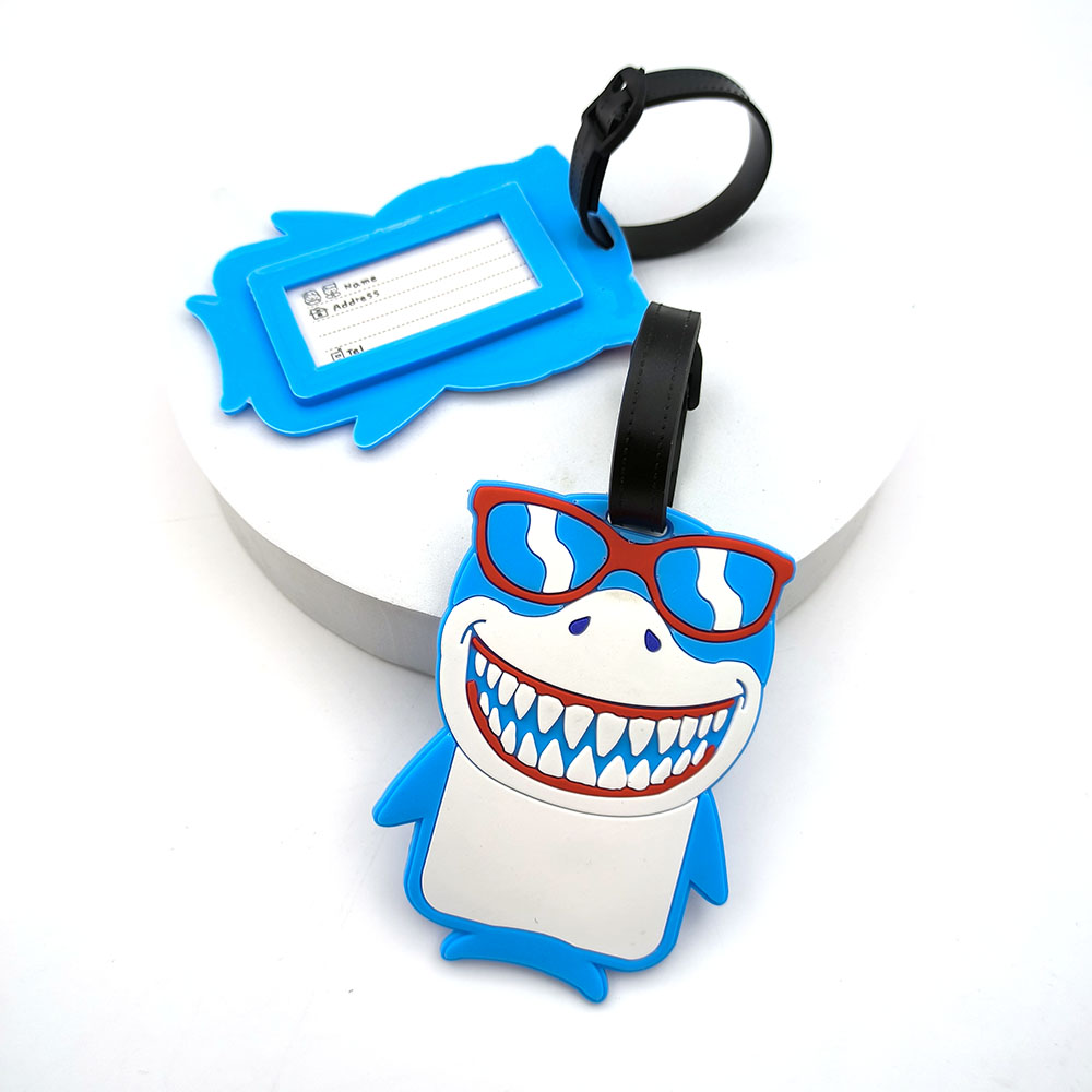 Travel Access - 1PCS Cute Shark Luggage Tag Boarding