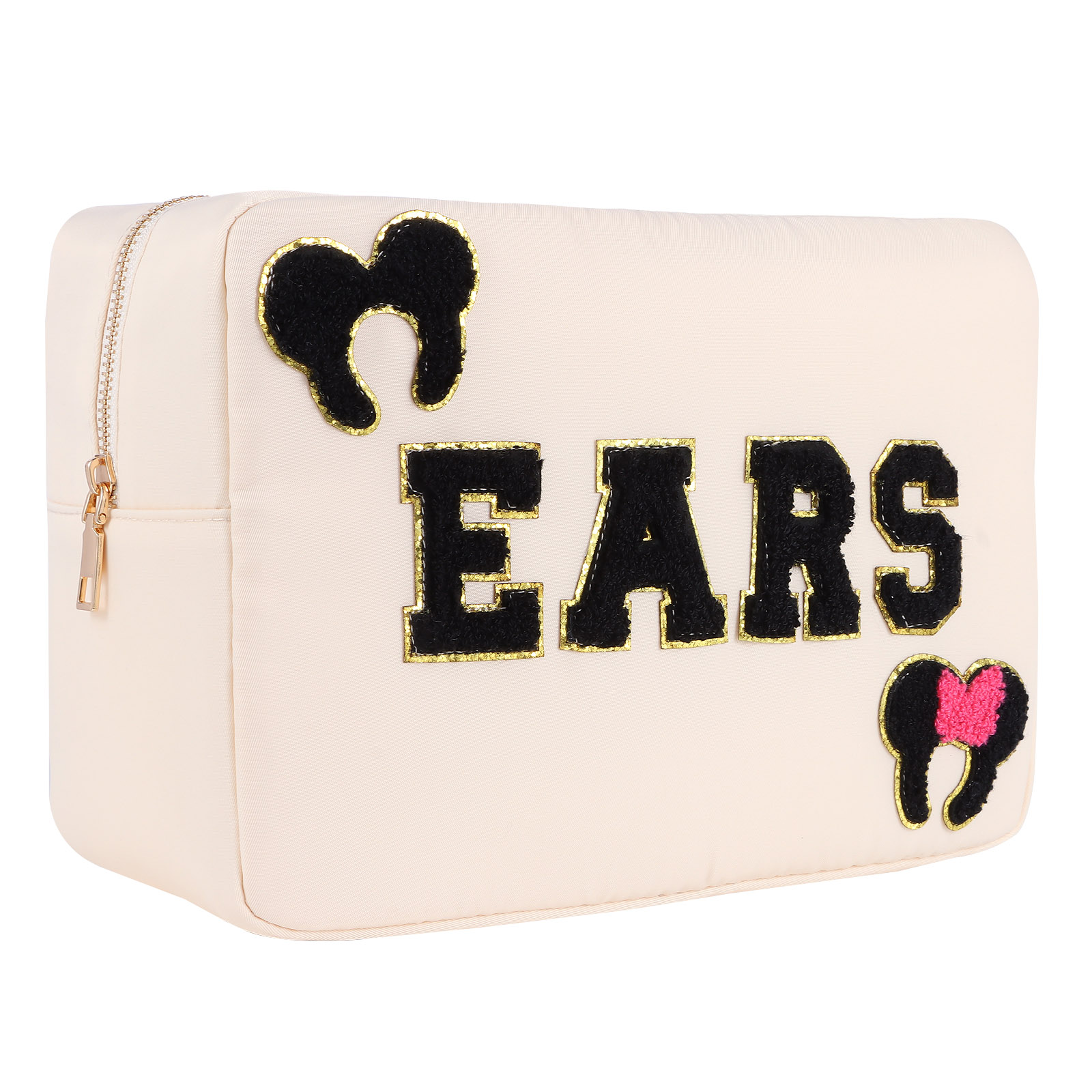 Travel Accessories Gifts For Women - Mouse Ear Headband Storage Bag Chenille