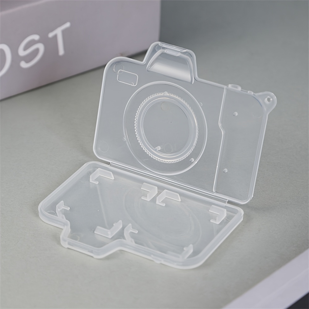 Travel Accessories Electronics - 1/2pcs Camera-Shaped Compact SD Card Holder