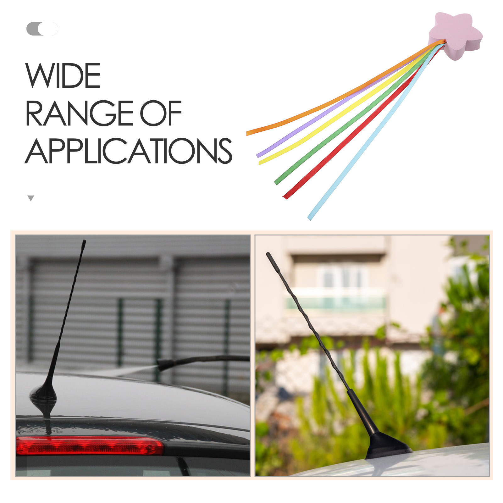 2Pcs Car Antenna Ball Accessor - Travel Accessories For Car ulasan dan harga