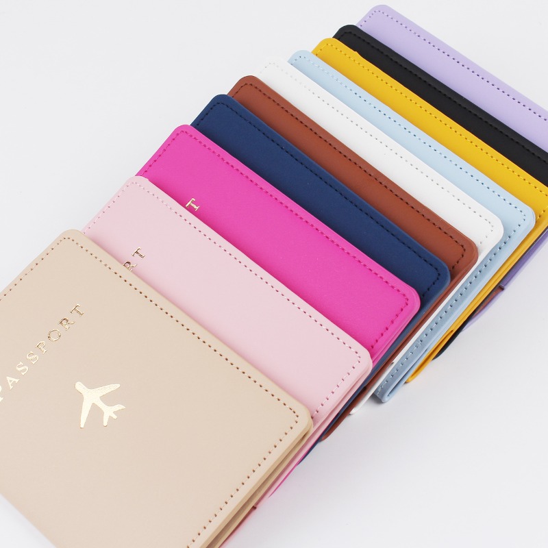 1PCS PU Leather Plane Passport - Qantas Travel Accessories ulasan dan harga