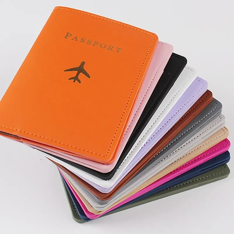 1PCS PU Leather Plane Passport - Qantas Travel Accessories ulasan dan harga