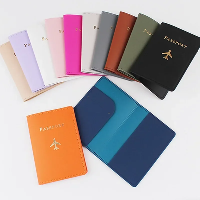 1PCS PU Leather Plane Passport - Qantas Travel Accessories ulasan dan harga