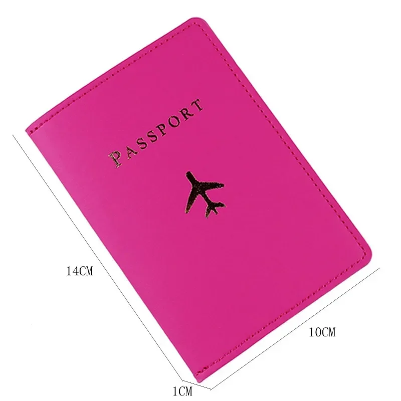 1PCS PU Leather Plane Passport - Qantas Travel Accessories ulasan dan harga