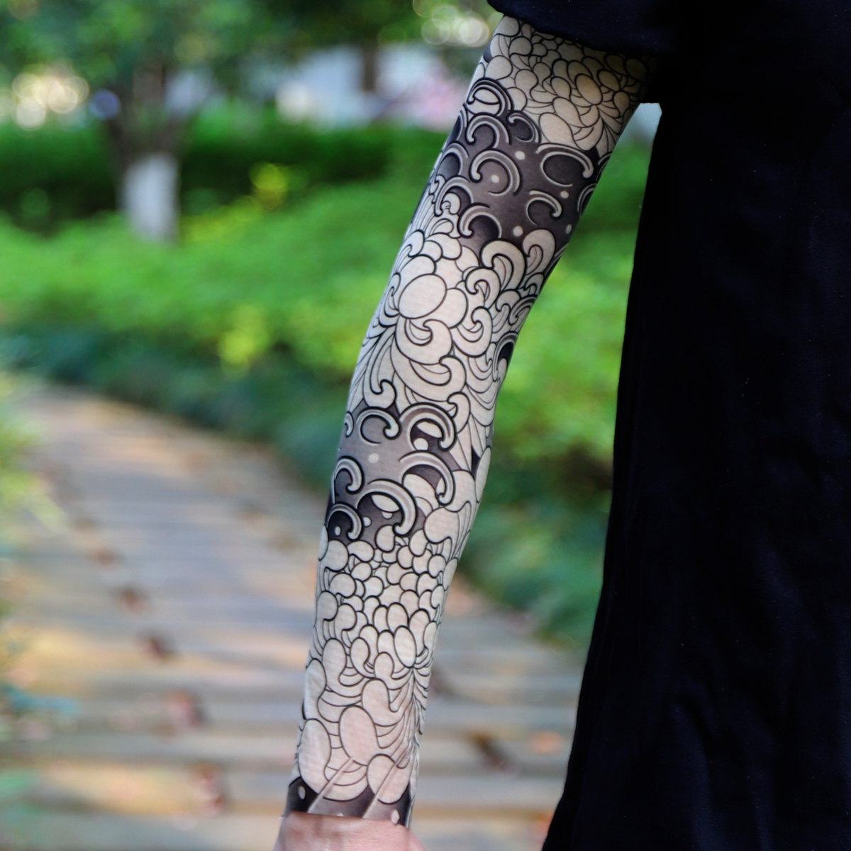 Ultra thin seamle Tattoo Flowe - Travel Access ulasan dan harga