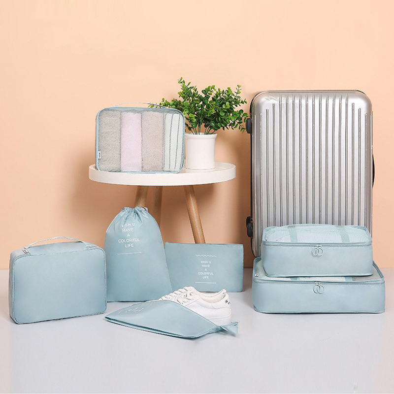 7-Piece Packing Cubes Set - Tr - Travel Accessories Kit Bag ulasan dan harga