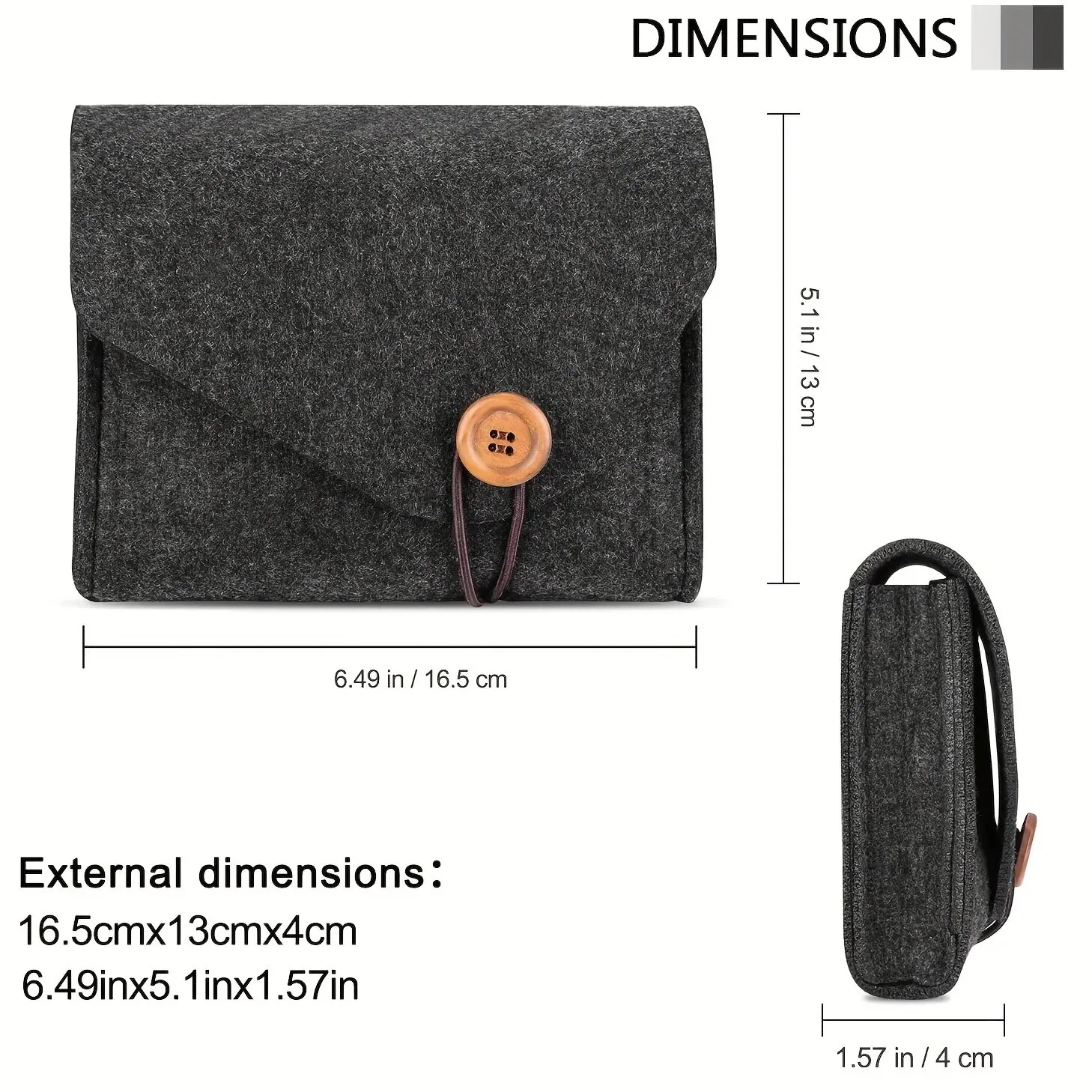 Portable Felt Electronics Acce - Travel Accessories Electronics ulasan dan harga