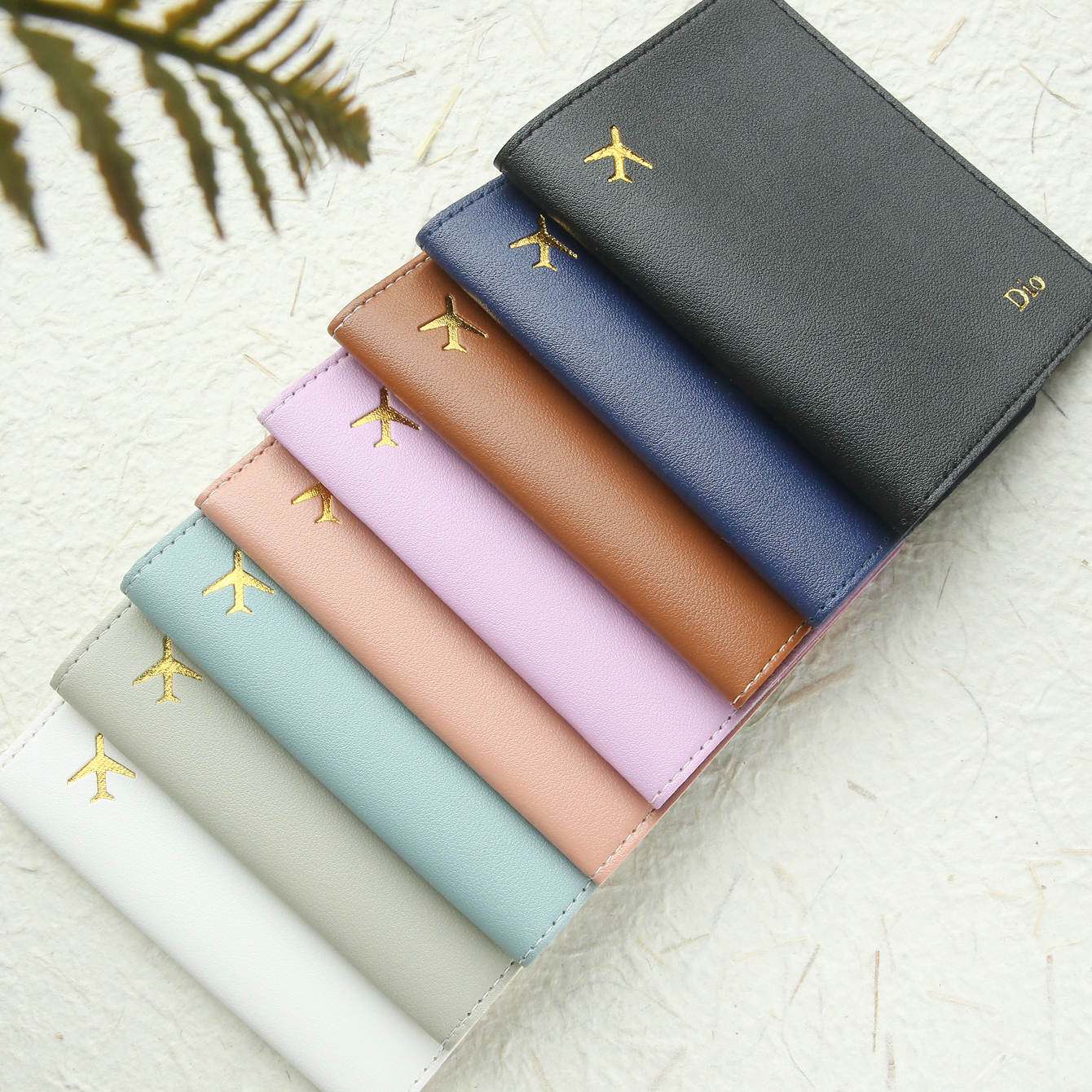 Minimal Gold Emboss Custom Foi - Travel Accessories Overseas ulasan dan harga
