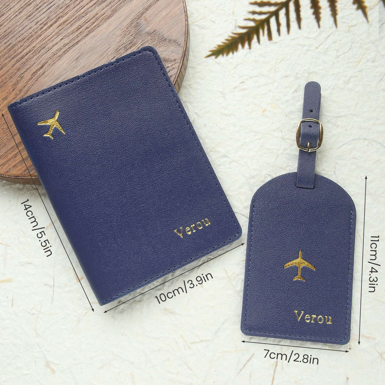 Minimal Gold Emboss Custom Foi - Travel Accessories Overseas ulasan dan harga