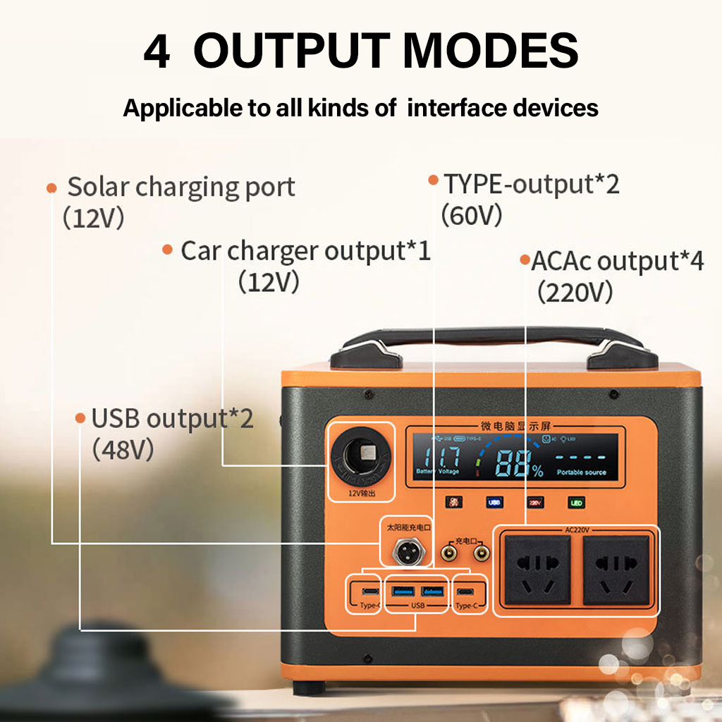 Portable Power Station 300/600 - Travel Accessories Electronics ulasan dan harga