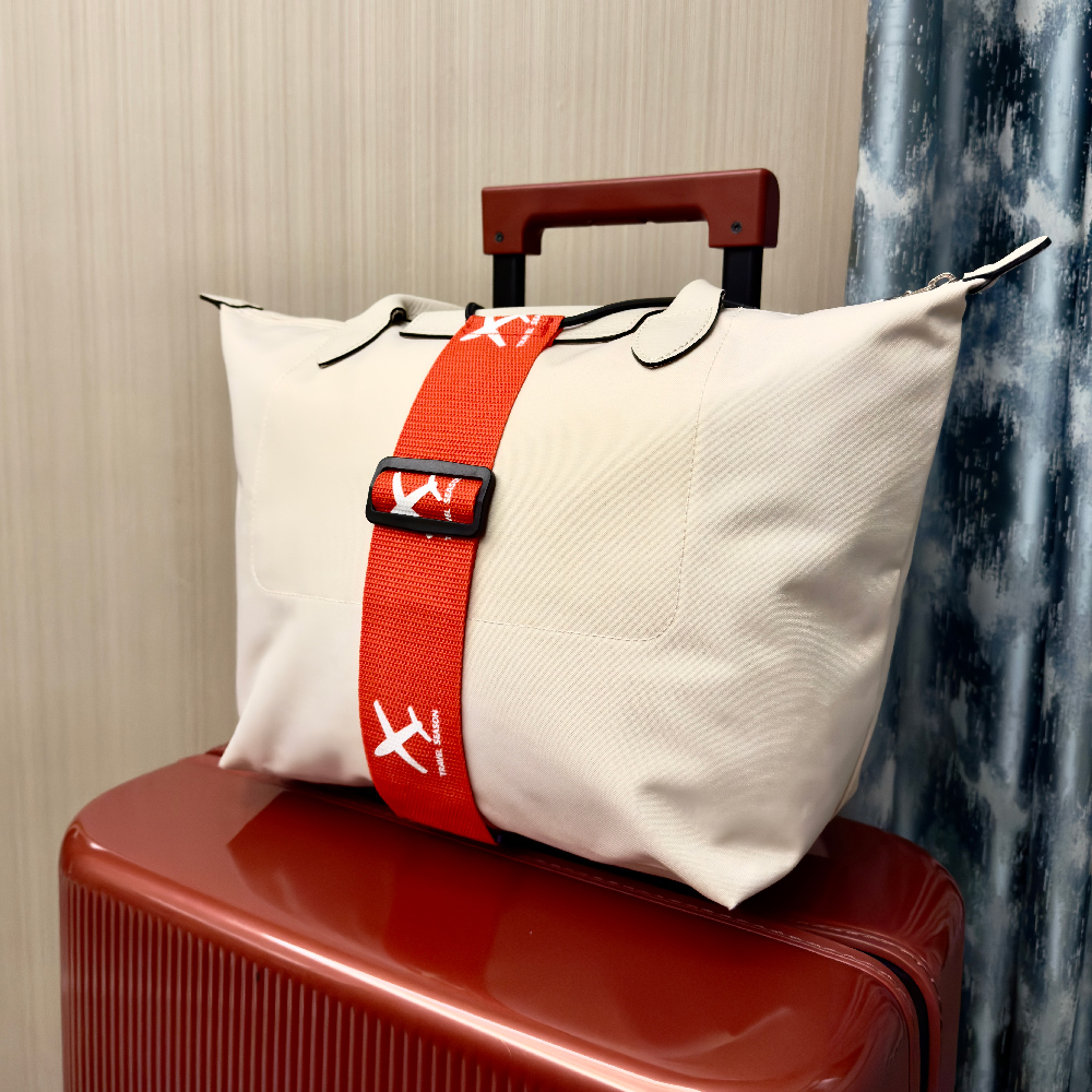 Aircraft printed nylon luggage - Qantas Travel Accessories ulasan dan harga