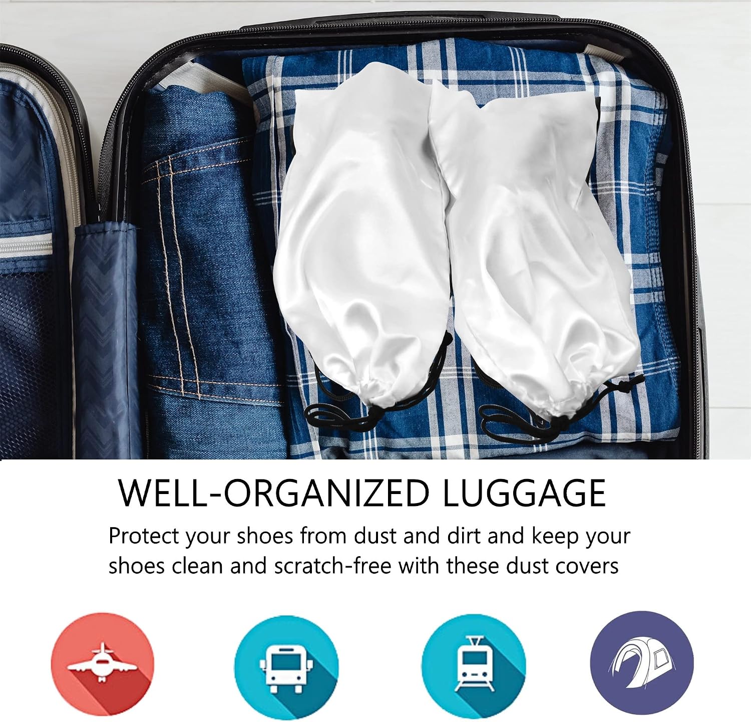 Shoe Bags for Travel 10 Pack D - Shoe Bag Travel ulasan dan harga
