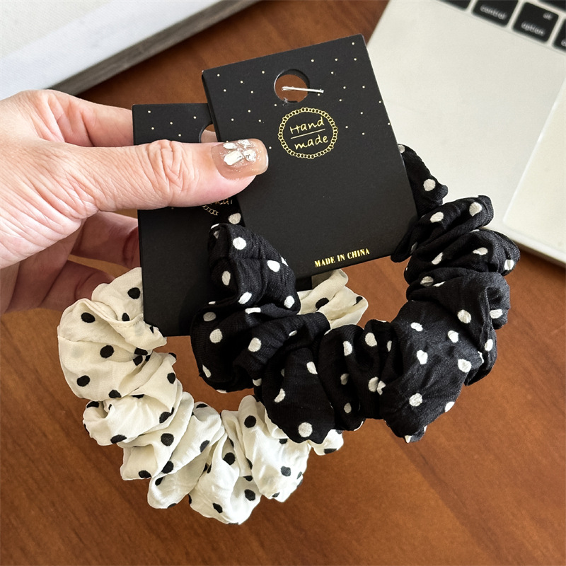 11cm/14cm Dot Cloth Scrunchies - Travel Accessories Gifts For Women ulasan dan harga