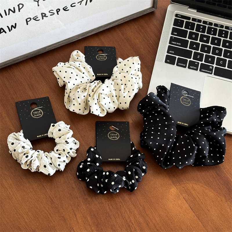 11cm/14cm Dot Cloth Scrunchies - Travel Accessories Gifts For Women ulasan dan harga