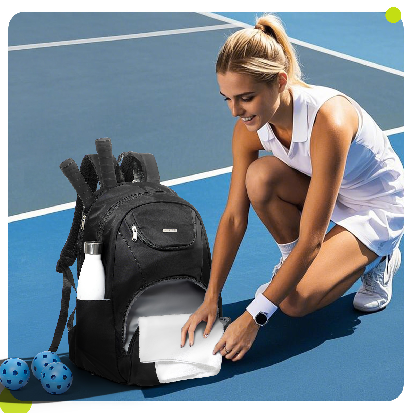 Tennis Bag Tennis Backpack 2 R - Shoe Bag Travel ulasan dan harga