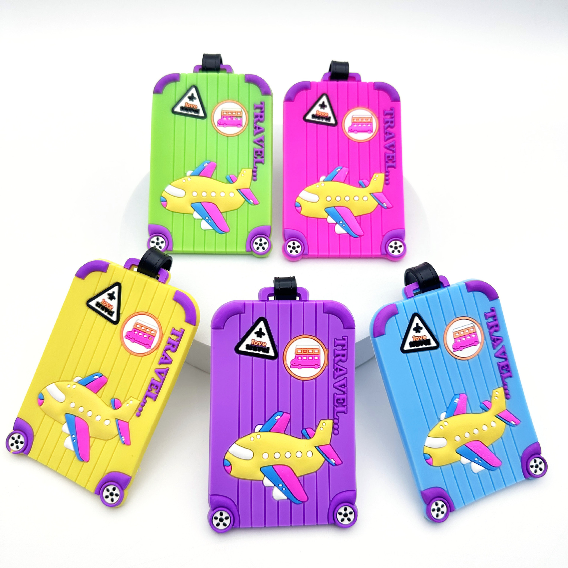 Soft PVC Luggage Tags Plane Pa - Qantas Travel Accessories ulasan dan harga