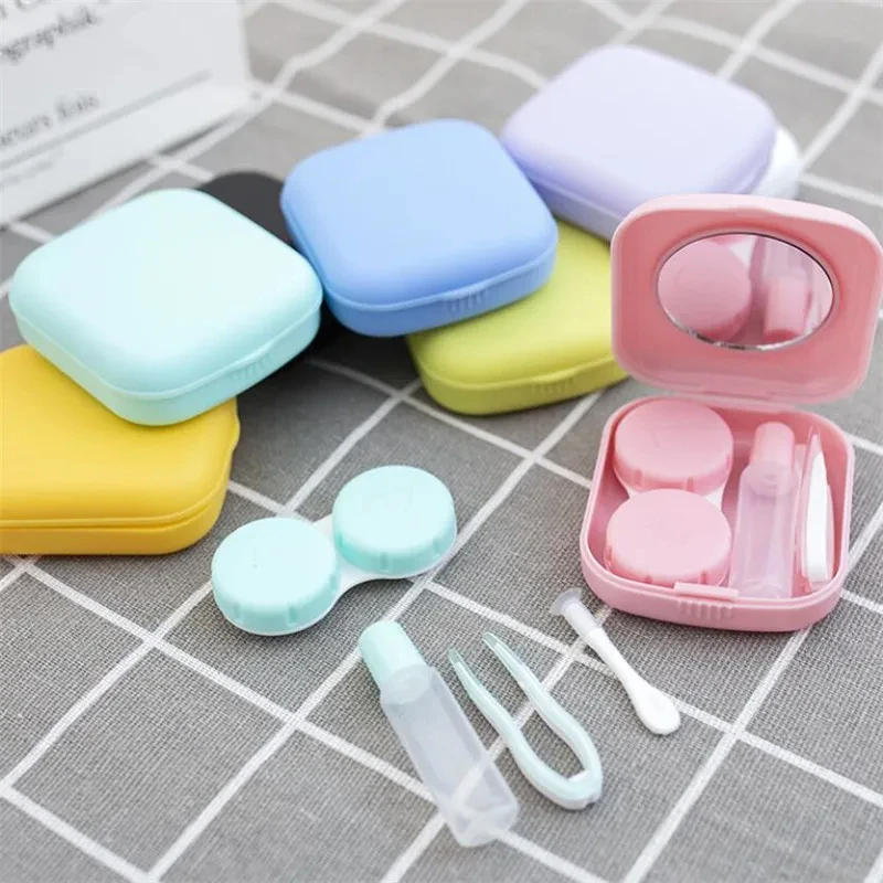 1pcs Mini Square Contact Lens  - Travel Accessories Kit Bag ulasan dan harga