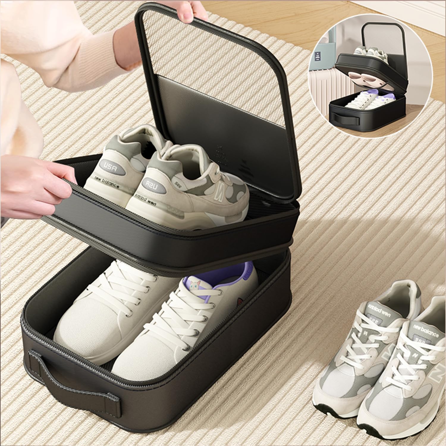2 Pack Shoe Bags for Travel -  - Shoe Bag Travel ulasan dan harga