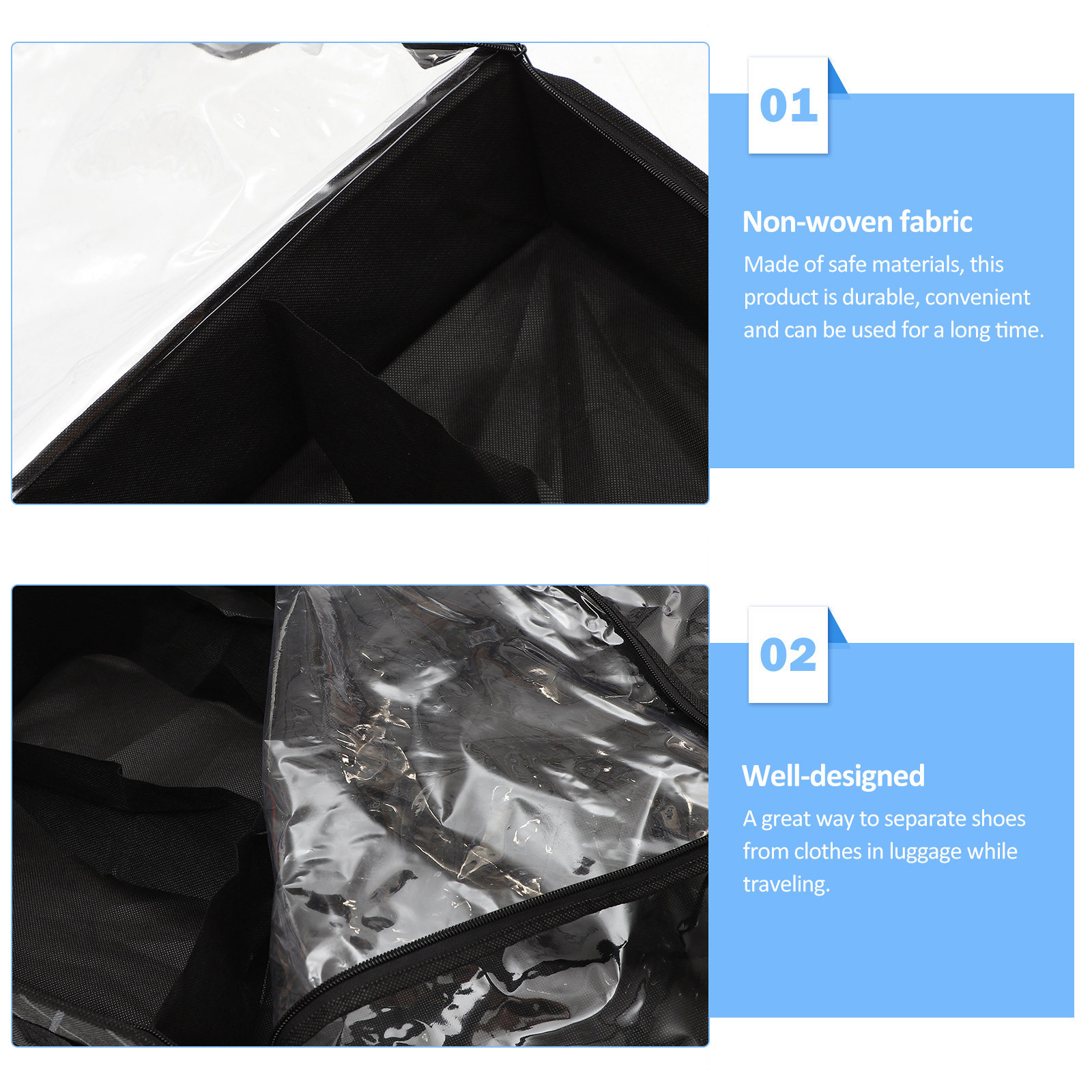 Underbed Shoe Organizer Travel - Shoe Bag Travel ulasan dan harga