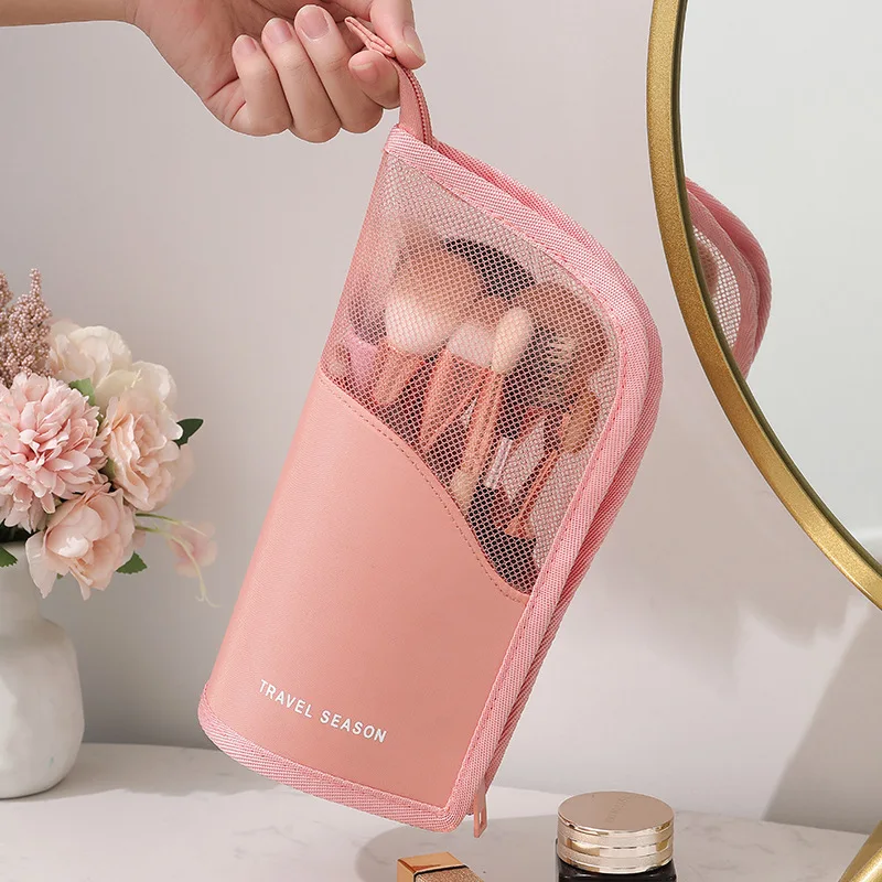 Travel Makeup Brush Bag Portab - Travel Accessories Holder ulasan dan harga