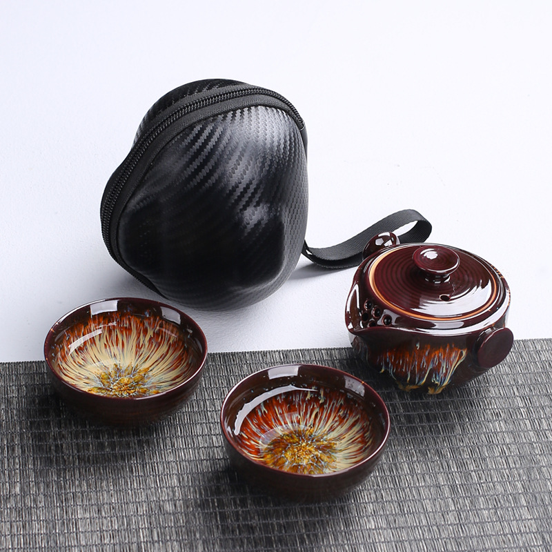 Portable ceramic teapot gaiwan - Portable Travel Kettle ulasan dan harga
