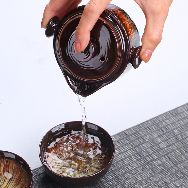 Portable ceramic teapot gaiwan - Portable Travel Kettle ulasan dan harga
