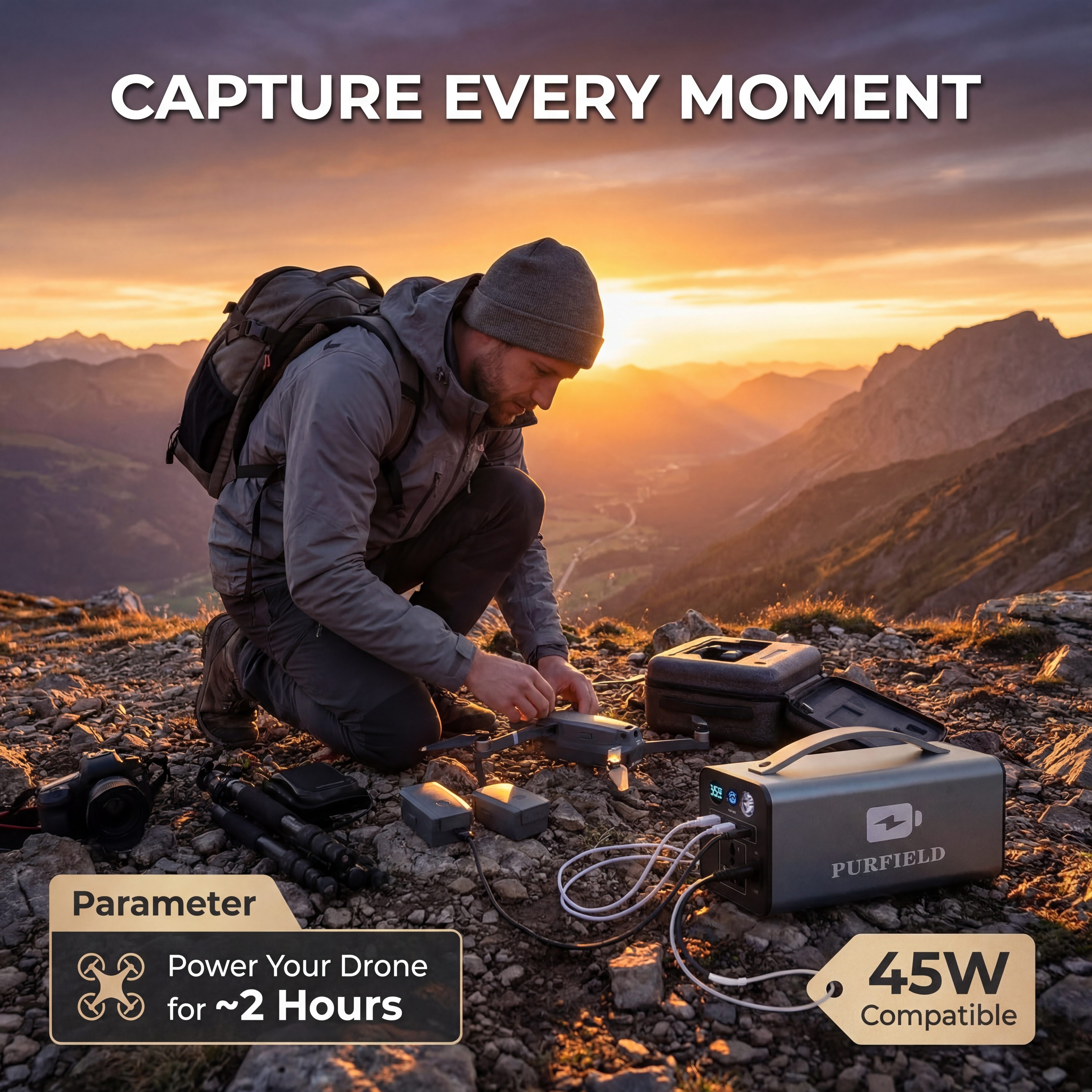 180W Outdoor Power Station 320 - Travel Accessories Electronics ulasan dan harga