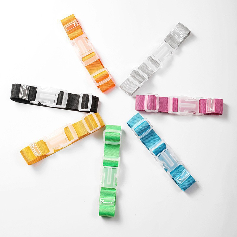2pc Colorful Adjustable Baggag - Qantas Travel Accessories ulasan dan harga