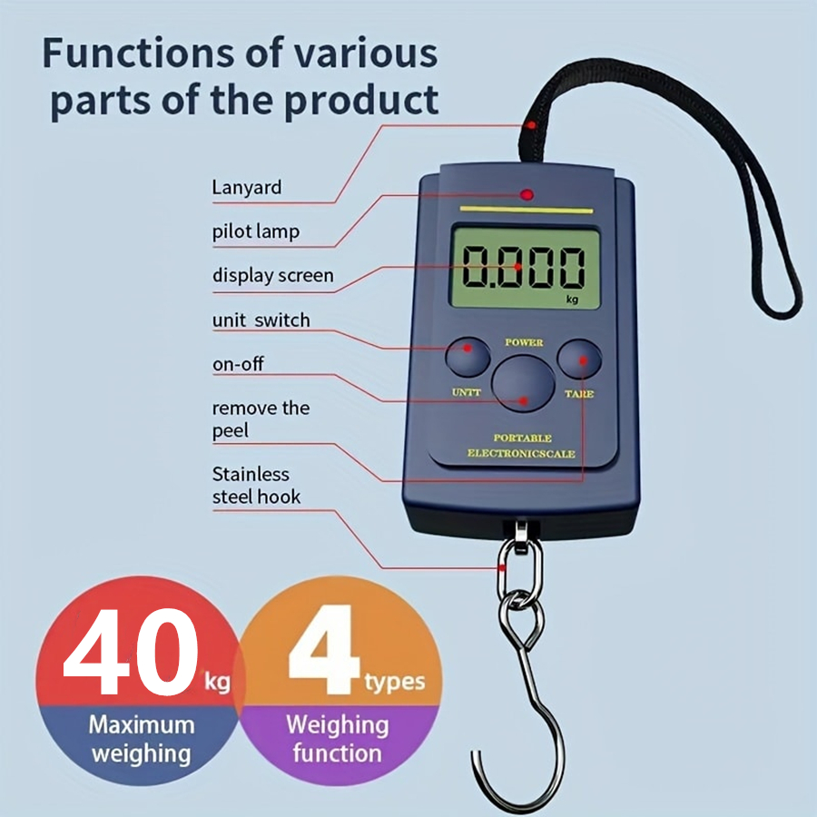 40kg Multifunctional Mini Elec - Travel Accessories Electronics ulasan dan harga