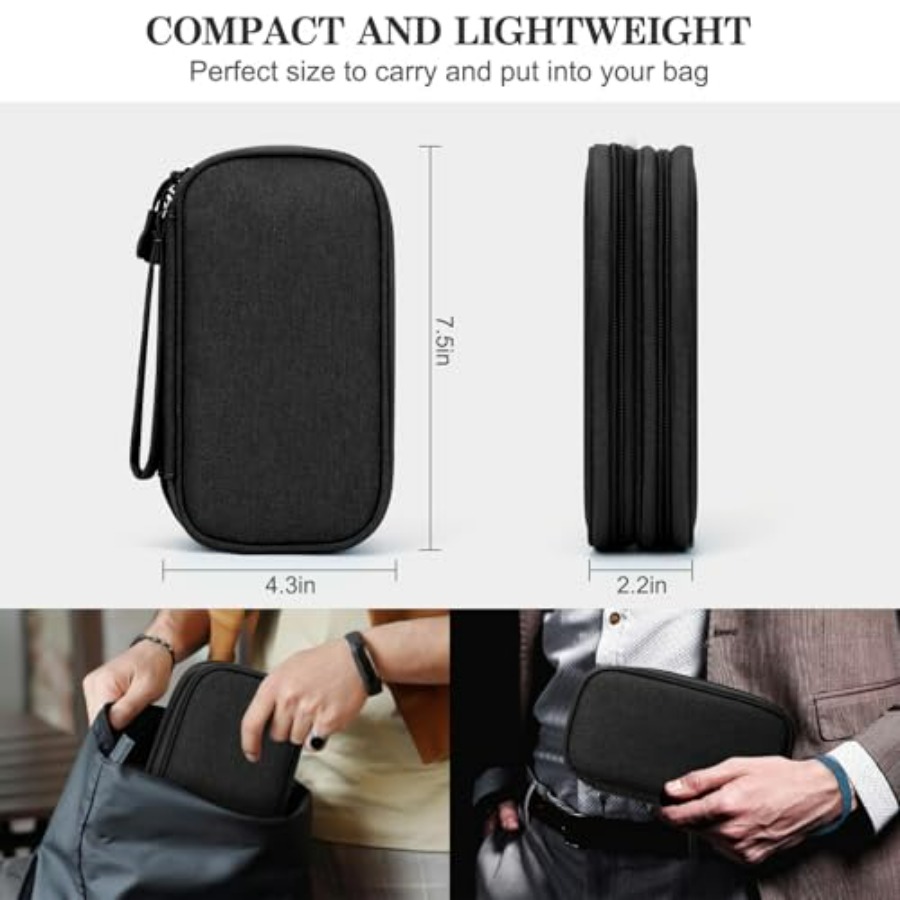 Travel Cable Organizer Pouch E - Travel Accessories Electronics ulasan dan harga