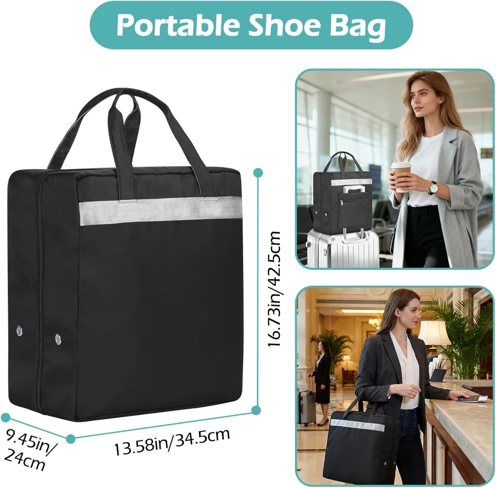 Travel Shoe Bags with Handle,  - Shoe Bag Travel ulasan dan harga