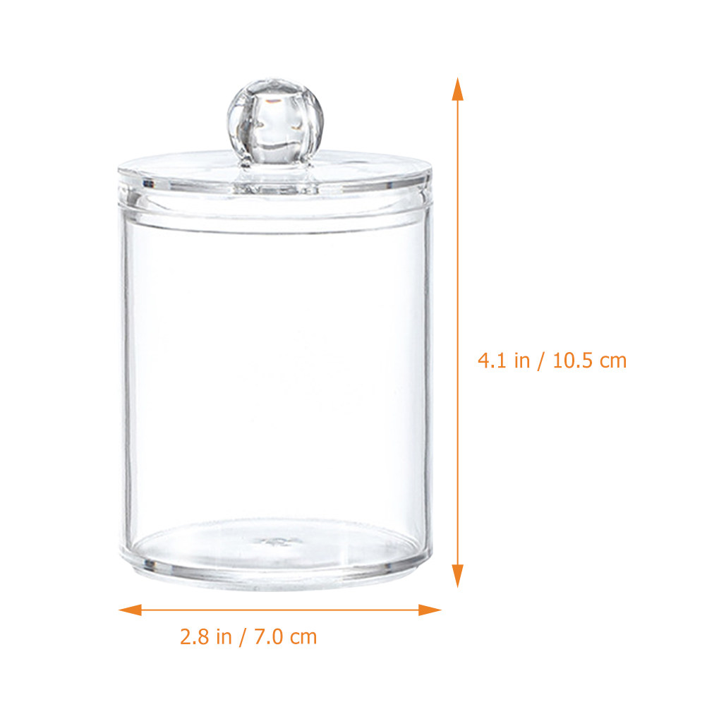 Clear Cotton Ball Dispenser Co - Travel Accessories Holder ulasan dan harga