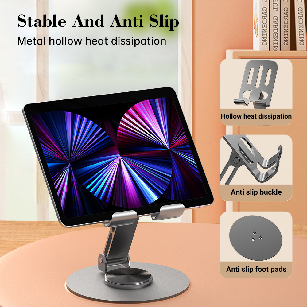 360°Rotating Tablet Phone Stan - Travel Accessories Holder ulasan dan harga