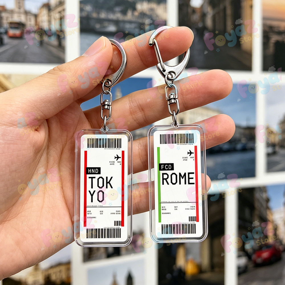Fashion Paris Tokyo Travel Key - Qantas Travel Accessories ulasan dan harga