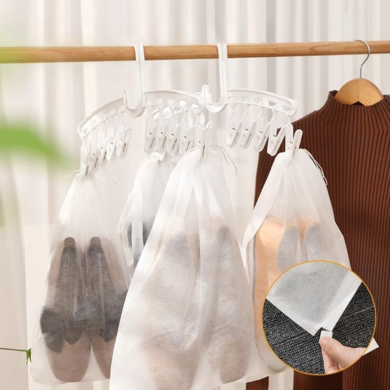 Drawstring Shoe Storage Bag Du - Shoe Bag Travel ulasan dan harga