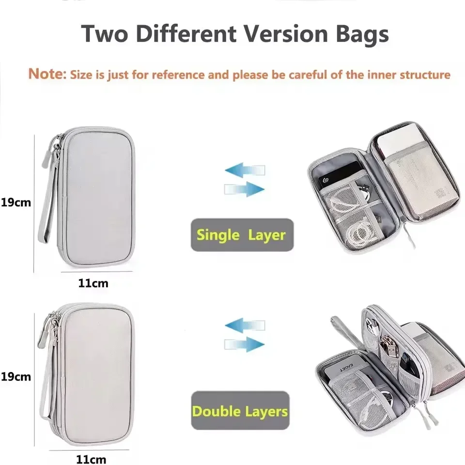 Travel Cable Bag Portable Digi - Travel Accessories Electronics ulasan dan harga
