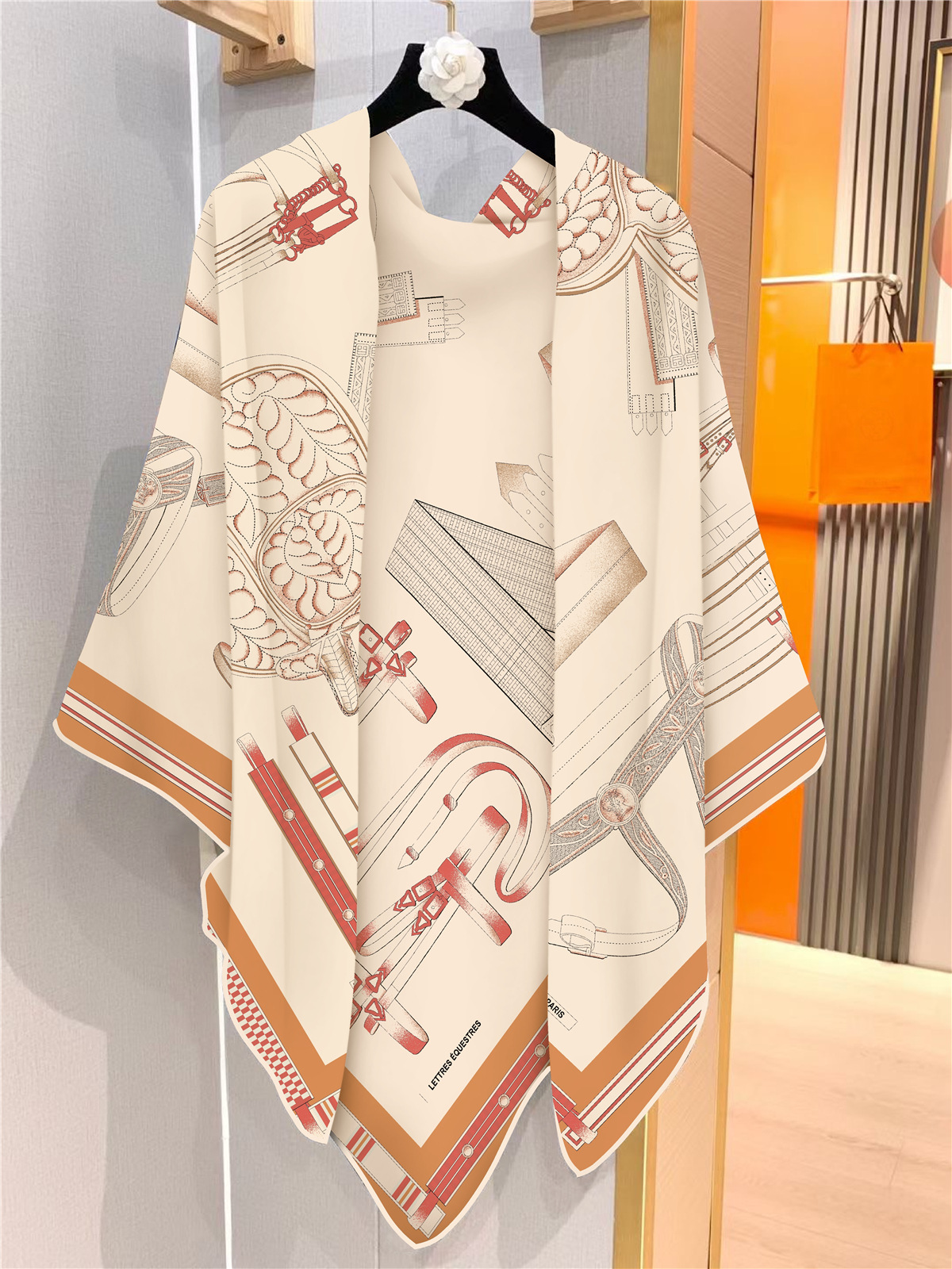 Faux Silk Wool Warm Scarf Wome - Travel Accessories Gifts For Women ulasan dan harga