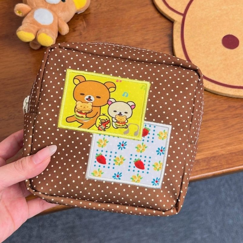 Kawaii Rilakkuma Brown Polka D - Travel Access ulasan dan harga