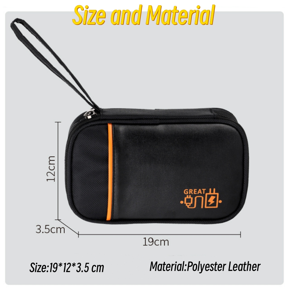 Leather Digital Storage Bag Fo - Travel Accessories Electronics ulasan dan harga
