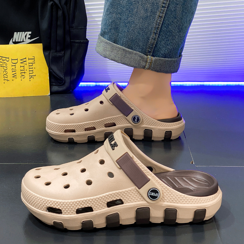 Summer new sandals men's hole  - Shoe Bag Travel ulasan dan harga