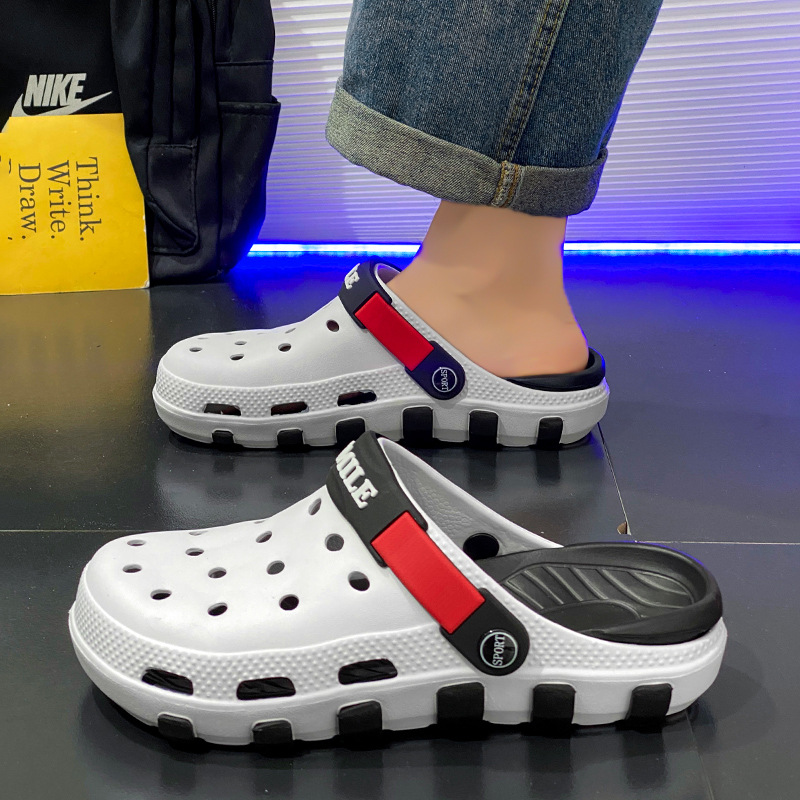 Summer new sandals men's hole  - Shoe Bag Travel ulasan dan harga