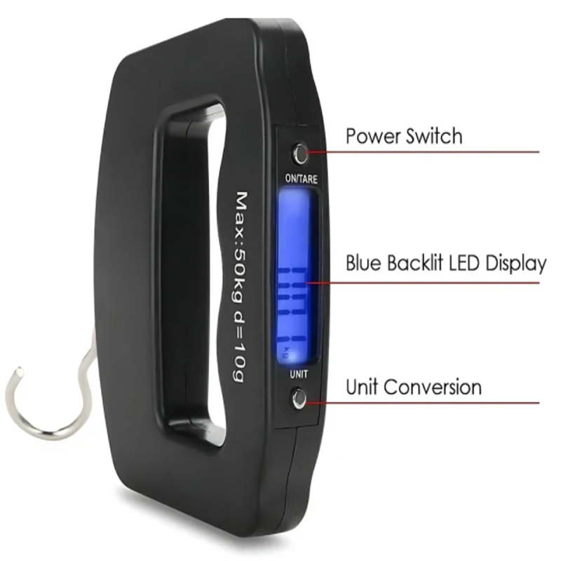 50kg/10g Travel Luggage Scale  - Travel Accessories Electronics ulasan dan harga
