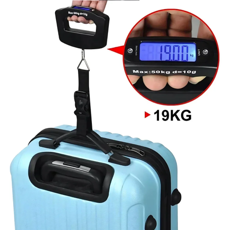 50kg/10g Travel Luggage Scale  - Travel Accessories Electronics ulasan dan harga