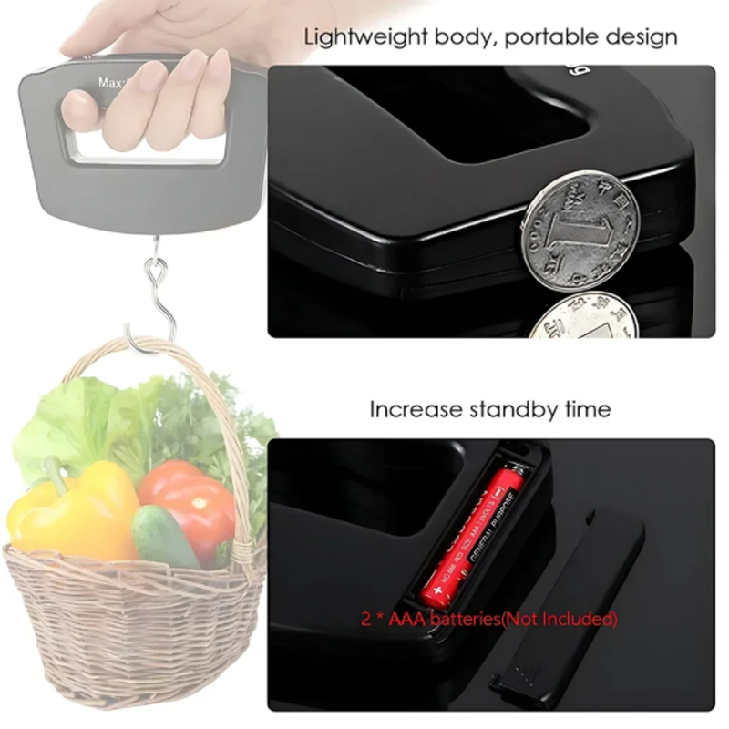 50kg/10g Travel Luggage Scale  - Travel Accessories Electronics ulasan dan harga