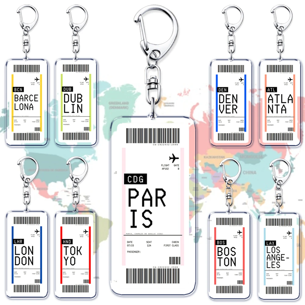 Plane Ticket Boarding Pass Key - Qantas Travel Accessories ulasan dan harga